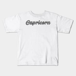 Capricorn Glitter Kids T-Shirt